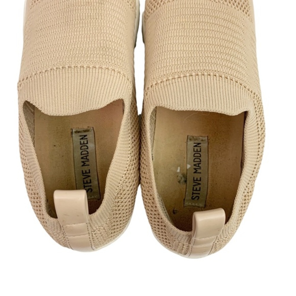 Steve Madden Beale Knit Slip On Sneakers Shoes Blush Pink Women’s Size 8.5 - Picture 8 of 10